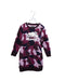 A Purple Sweater Dresses from Roots in size 5T for girl. (Front View)