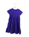 A Purple Short Sleeve Dresses from Hanna Andersson in size 6T---7Y for girl. (Back View)