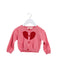 A Pink Cardigans from Momonittu in size 3-6M for girl. (Front View)