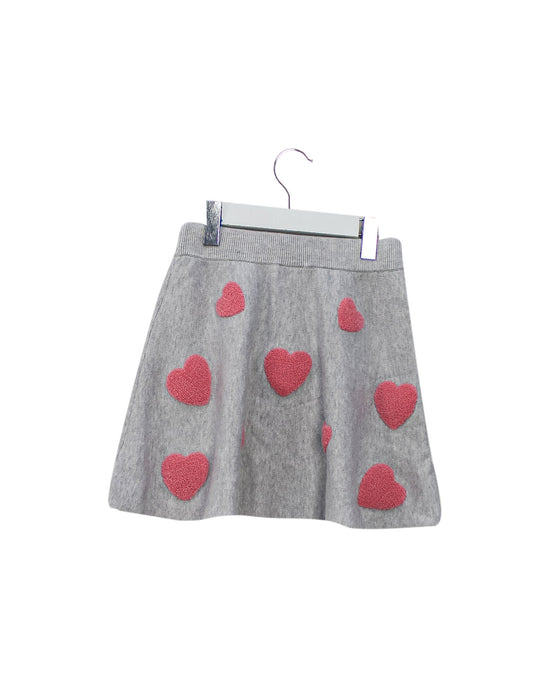 A Grey Short Skirts from Seed in size 6T for girl. (Back View)