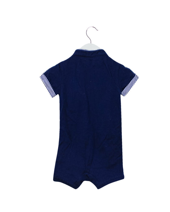 A Blue Rompers from Ferrari in size 0-3M for boy. (Back View)