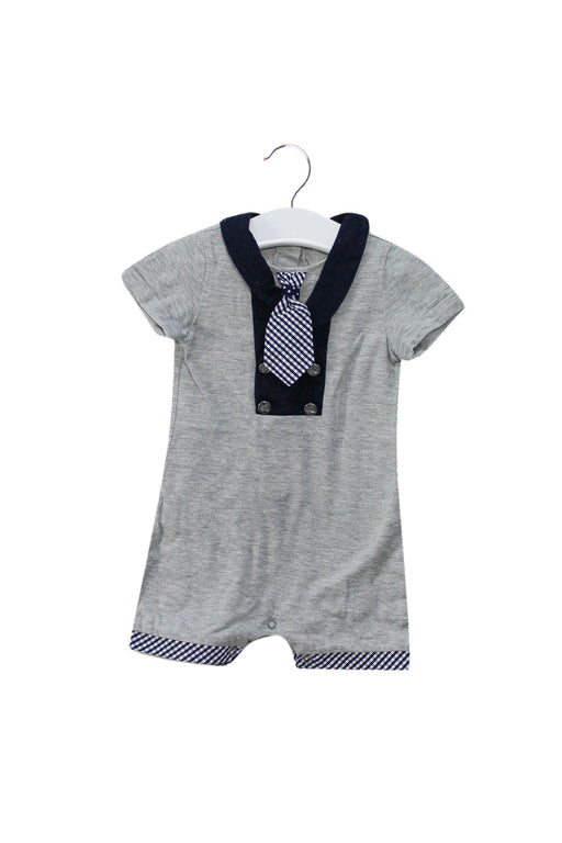 A Grey Rompers from Nicholas & Bears in size 6-12M for boy. (Front View)