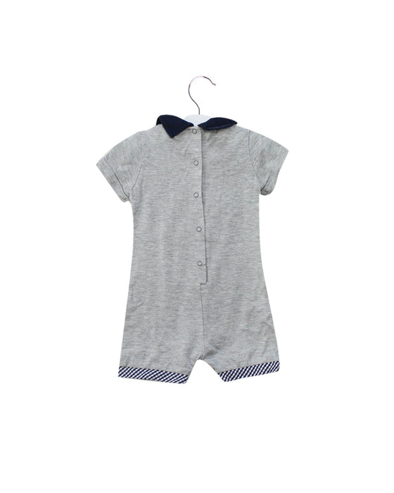 A Grey Rompers from Nicholas & Bears in size 6-12M for boy. (Back View)