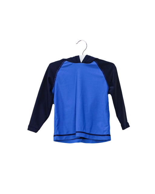 A Blue Rash Guards from Seed in size 6-12M for boy. (Front View)