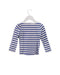 A Blue Long Sleeve Tops from Petit Bateau in size 3T for boy. (Back View)