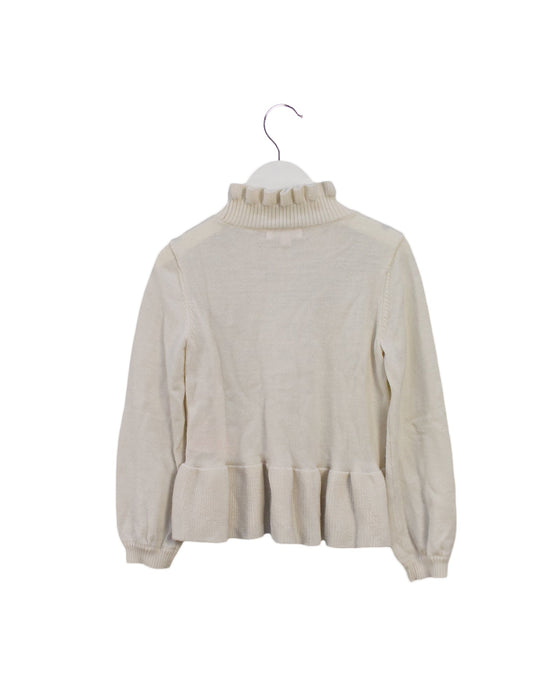 A Ivory Knit Sweaters from Nicholas & Bears in size 6T for girl. (Back View)