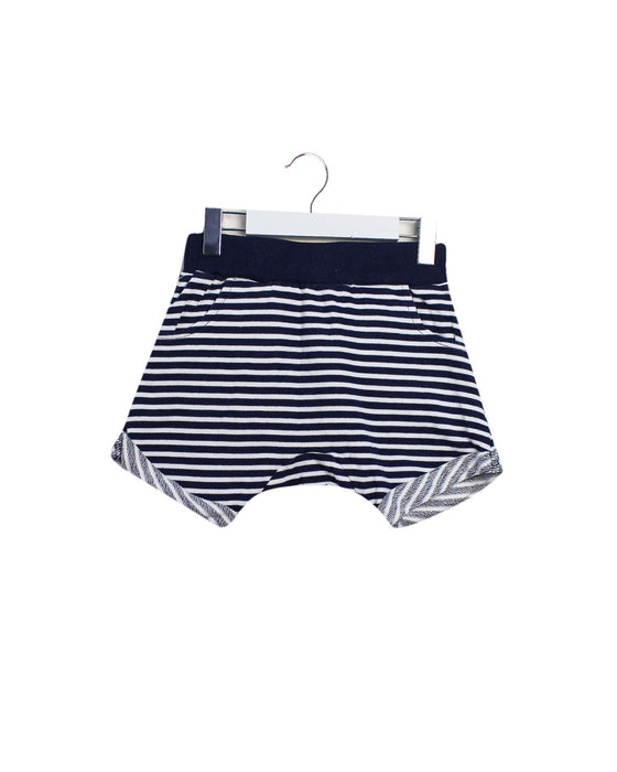 A Navy Shorts from Seed in size 18-24M for boy. (Front View)