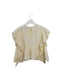 A Ivory Short Sleeve Tops from Louise Misha in size 6T for girl. (Back View)