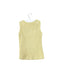 A Yellow Sleeveless Tops from 1 + in the family in size 3-6M for girl. (Back View)