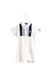 A White Short Sleeve Rompers from Nicholas & Bears in size 3-6M for boy. (Front View)