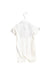 A White Short Sleeve Rompers from Nicholas & Bears in size 3-6M for boy. (Back View)