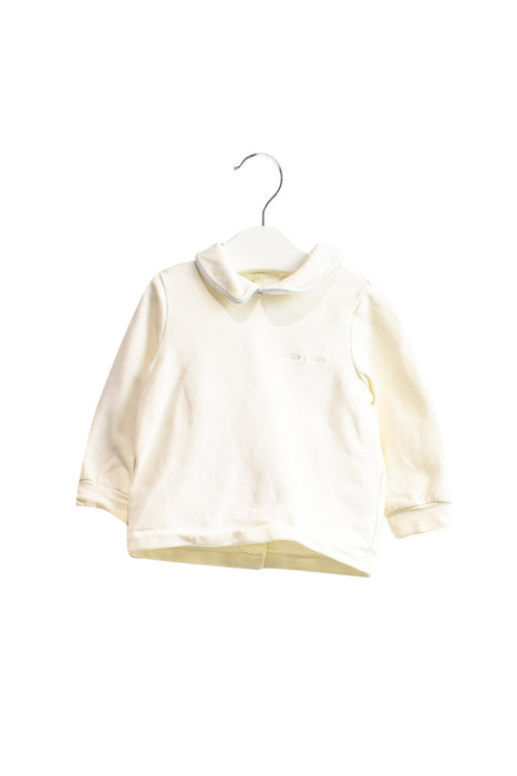 A White Long Sleeve Tops from Nicholas & Bears in size 3-6M for girl. (Front View)
