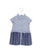 A Navy Short Sleeve Dresses from IKKS in size 6-12M for girl. (Front View)