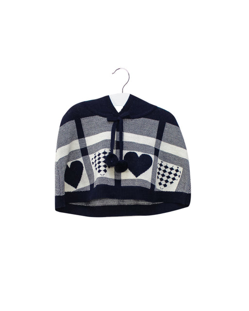 A Navy Capes & Ponchos from Nicholas & Bears in size 4T for girl. (Front View)