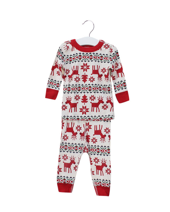 A Red Pyjama Sets from Hanna Andersson in size 12-18M for boy. (Front View)