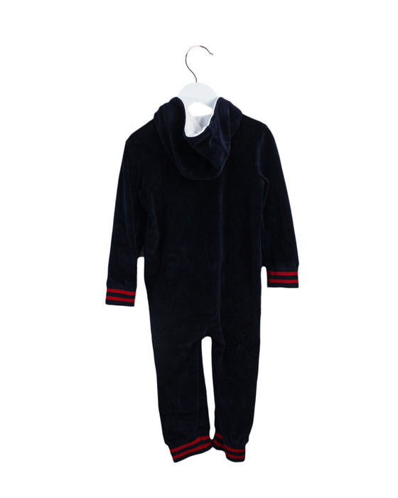 A Navy Long Sleeve Jumpsuits from Moncler in size 2T for boy. (Back View)