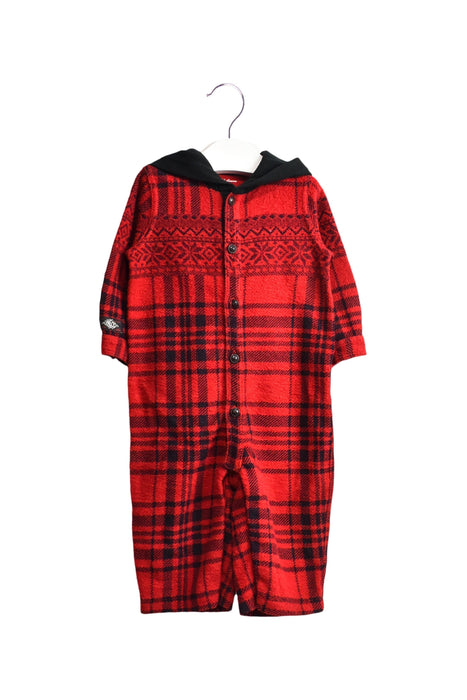 A Red Long Sleeve Jumpsuits from Ralph Lauren in size 3-6M for boy. (Front View)