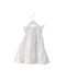 A White Sleeveless Dresses from Jacadi in size 12-18M for girl. (Back View)