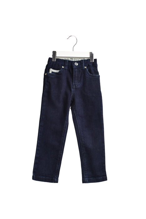 A Navy Jeans from Ferrari in size 2T for boy. (Front View)