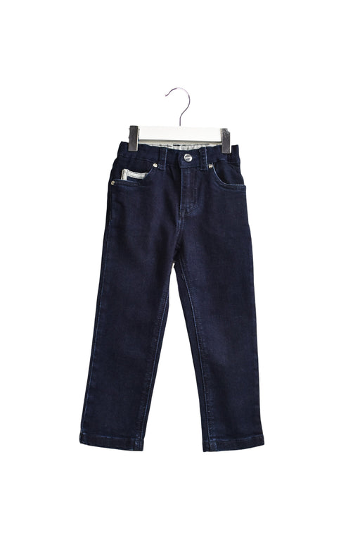 A Navy Jeans from Ferrari in size 2T for boy. (Front View)