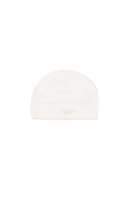 A White Hats Beanies & Caps from Burberry in size 6-12M for boy. (Front View)