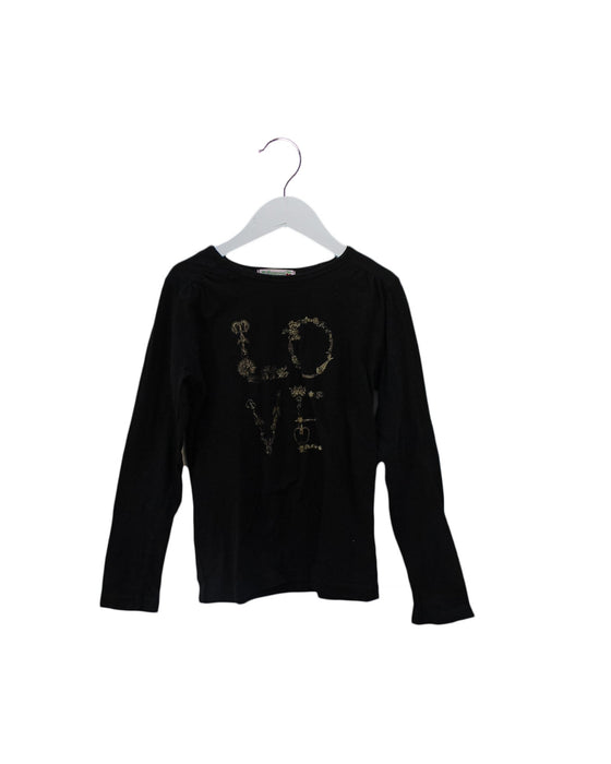 A Black Long Sleeve Tops from Bonpoint in size 10Y for girl. (Front View)