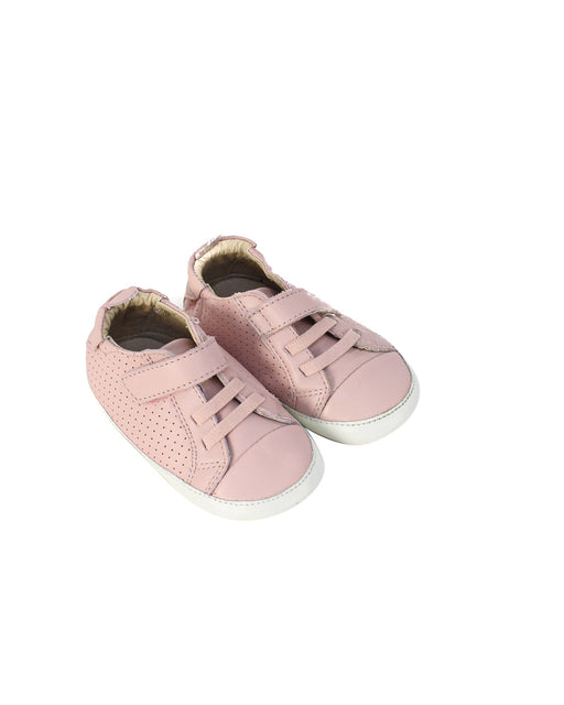 A Pink Sneakers from Old Soles in size 18-24M for girl. (Front View)