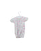 A White Short Sleeve Bodysuits from Petit Bateau in size 0-3M for girl. (Back View)