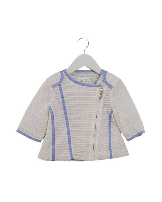 A Blue Lightweight Jackets from Nicholas & Bears in size 2T for girl. (Front View)
