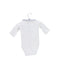 A White Long Sleeve Bodysuits from Jacadi in size 0-3M for girl. (Back View)