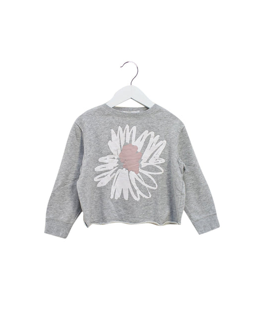 A Grey Sweatshirts from Stella McCartney in size 6T for girl. (Front View)