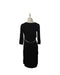 A Black Long Sleeve Dresses from Seraphine in size XS for maternity. (Back View)