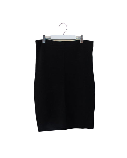 A Black Mid Skirts from Seraphine in size XS for maternity. (Front View)