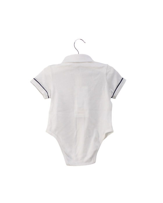 A White Short Sleeve Bodysuits from Nicholas & Bears in size 0-3M for boy. (Back View)
