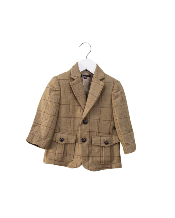 A Brown Blazers from Nicholas & Bears in size 12-18M for boy. (Front View)