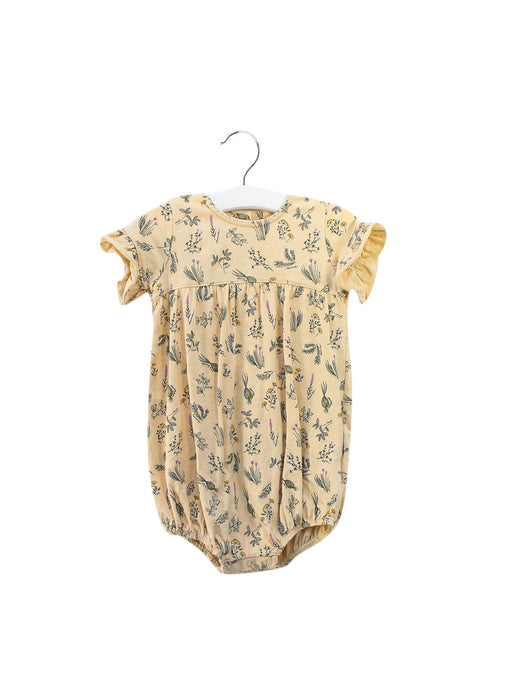 A Beige Bodysuits from Soft Gallery in size 6-12M for girl. (Front View)