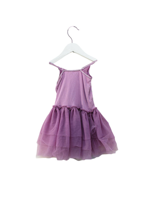 A Purple Sleeveless Dresses from Tutu Du Monde in size 6-12M for girl. (Back View)