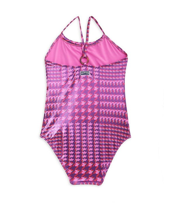 A Pink Swimsuits from Vilebrequin in size 2T for girl. (Back View)
