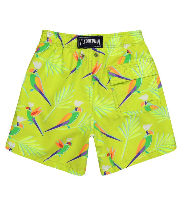 A Yellow Swim Shorts from Vilebrequin in size 2T for boy. (Back View)