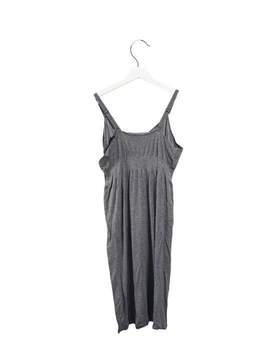 A Grey Sleeveless Dresses from Seraphine in size M for maternity. (Back View)