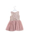 A Pink Sleeveless Dresses from Pippa & Julie in size 18-24M for girl. (Back View)