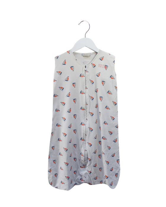 A White Sleepsacs from HALO in size 6-12M for boy. (Front View)