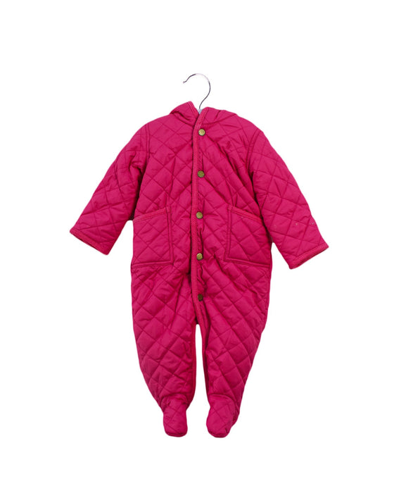 A Pink Snowsuits from Ralph Lauren in size 6-12M for girl. (Front View)