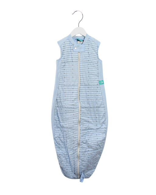 A Blue Sleepsacs from ErgoPouch in size 2T for boy. (Front View)