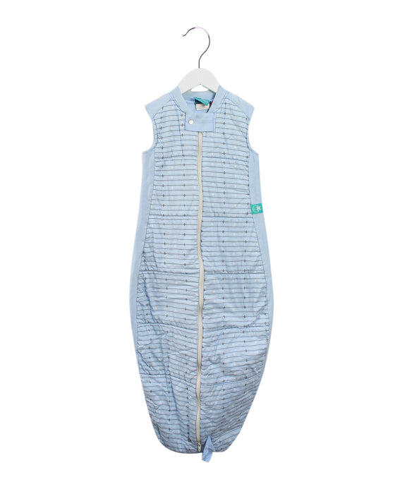 A Blue Sleepsacs from ErgoPouch in size 2T for boy. (Front View)