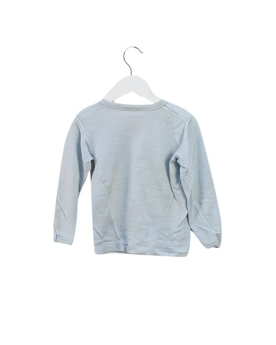 A Blue Long Sleeve T Shirts from Petit Bateau in size 6T for boy. (Back View)