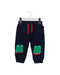 A Navy Sweatpants from Jojo Maman Bébé in size 3-6M for boy. (Front View)