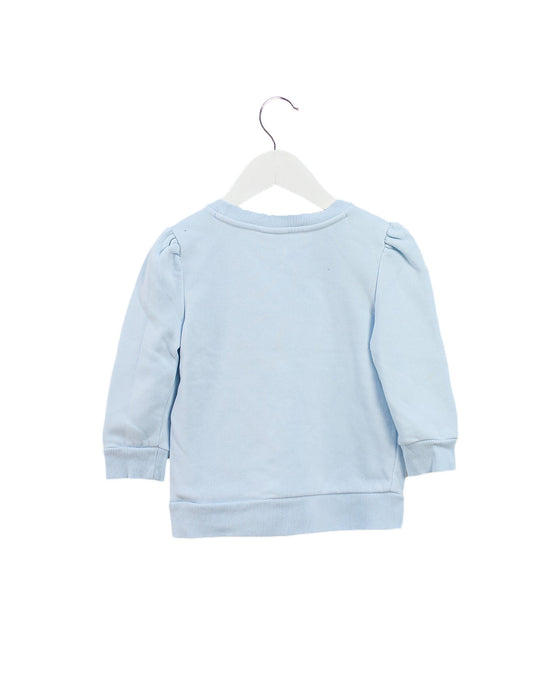 A Blue Crewneck Sweatshirts from Janie & Jack in size 5T for girl. (Back View)