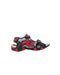A Red Sandals from Geox in size 7Y for boy. (Back View)