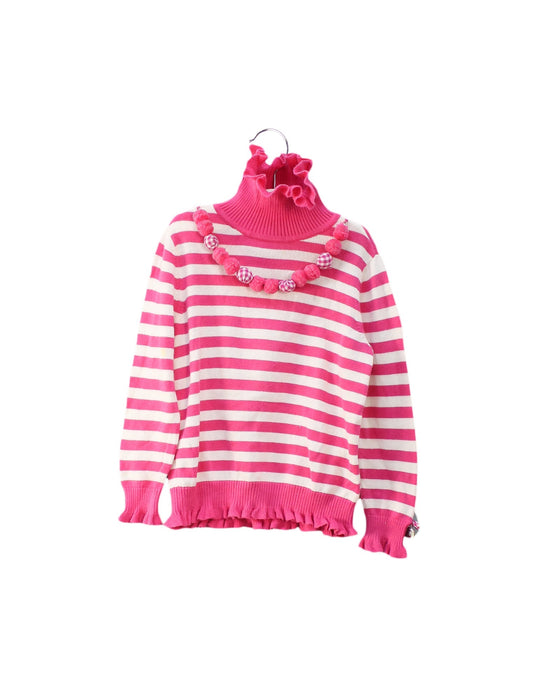 A Pink Long Sleeve Tops from Nicholas & Bears in size 3T for girl. (Front View)